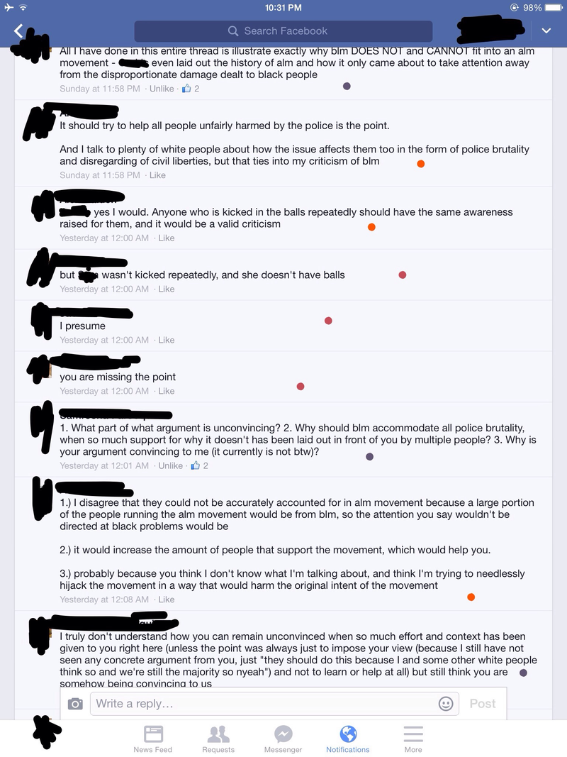 Illustration for article titled Don't Argue with Idiots on FB: A Lesson In 19 Screenshots